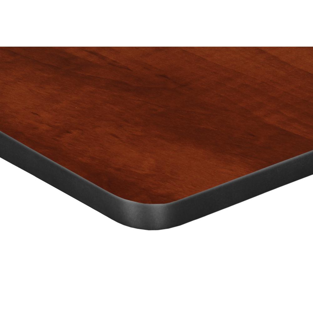18.5" x 26" Standard Rectangle Table Top- Cherry/ Maple. Picture 7