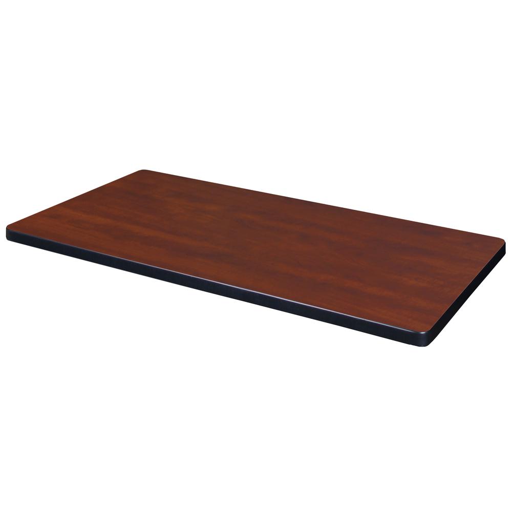 42" x 30" Standard Rectangle Table Top- Cherry/Maple. Picture 1