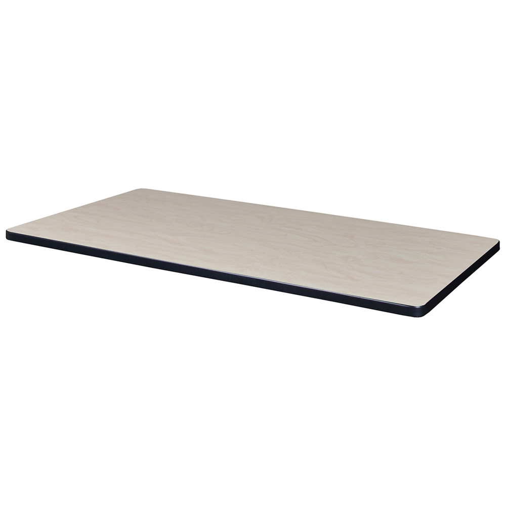 48" x 24" Rectangle Laminate Table Top- Cherry/ Maple. Picture 2