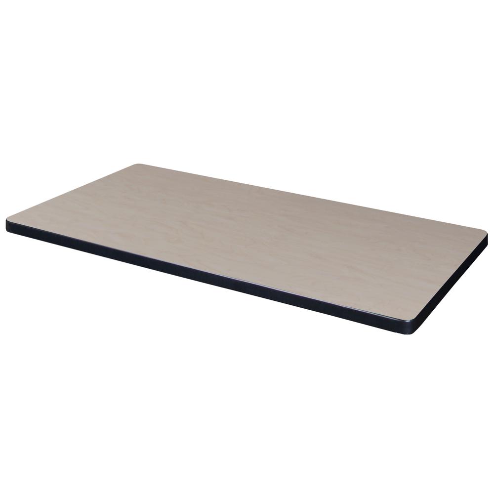 48" x 30" Standard Rectangle Table Top- Cherry/Maple. Picture 2