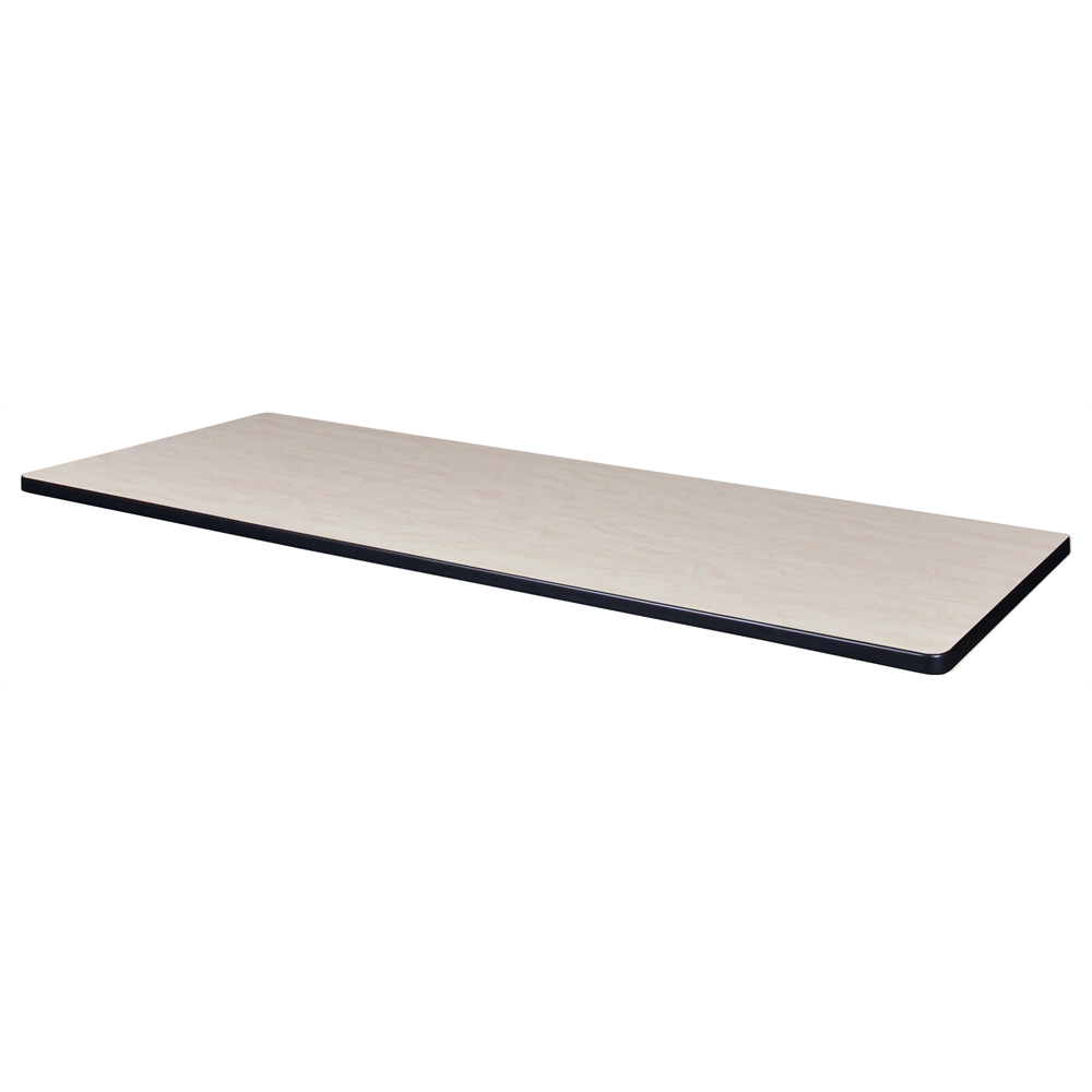 72" x 24" Rectangle Laminate Table Top- Cherry/ Maple. Picture 2