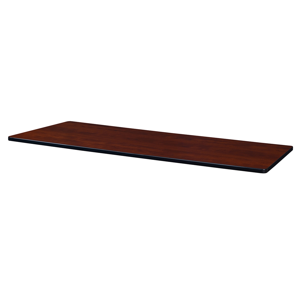 72" x 30" Rectangle Laminate Table Top- Cherry/ Maple. Picture 1