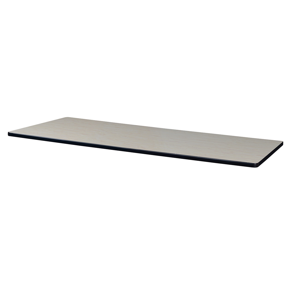 72" x 30" Rectangle Laminate Table Top- Cherry/ Maple. Picture 2