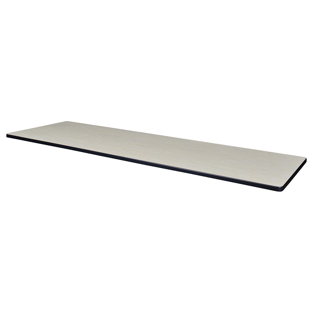 84" x 24" Rectangle Laminate Table Top- Cherry/ Maple. Picture 2