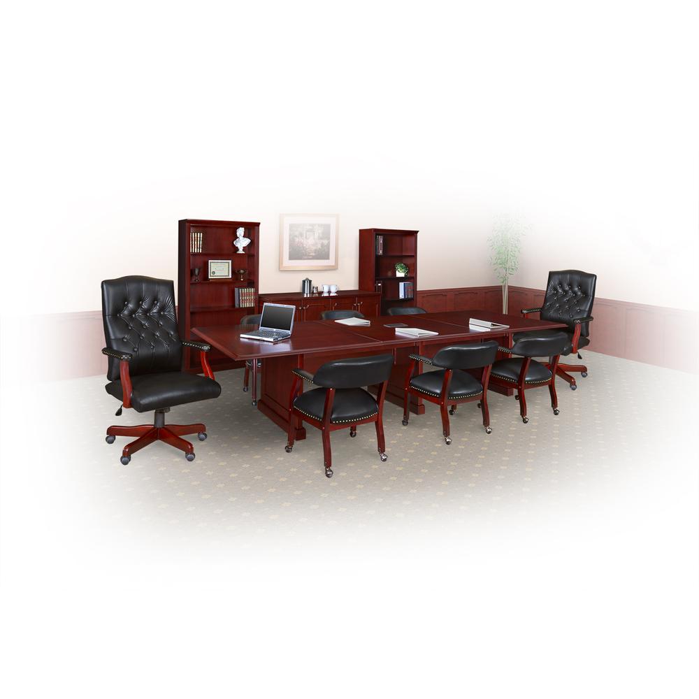 Ivy League Swivel Chair- Black. Picture 5