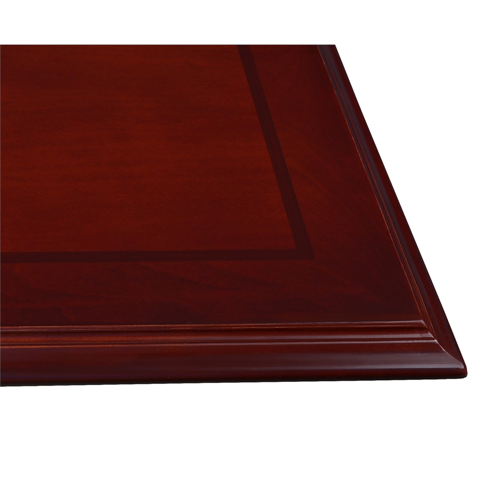Prestige 96" x 48" Conference Table with Power Data Grommet- Mahogany. Picture 5