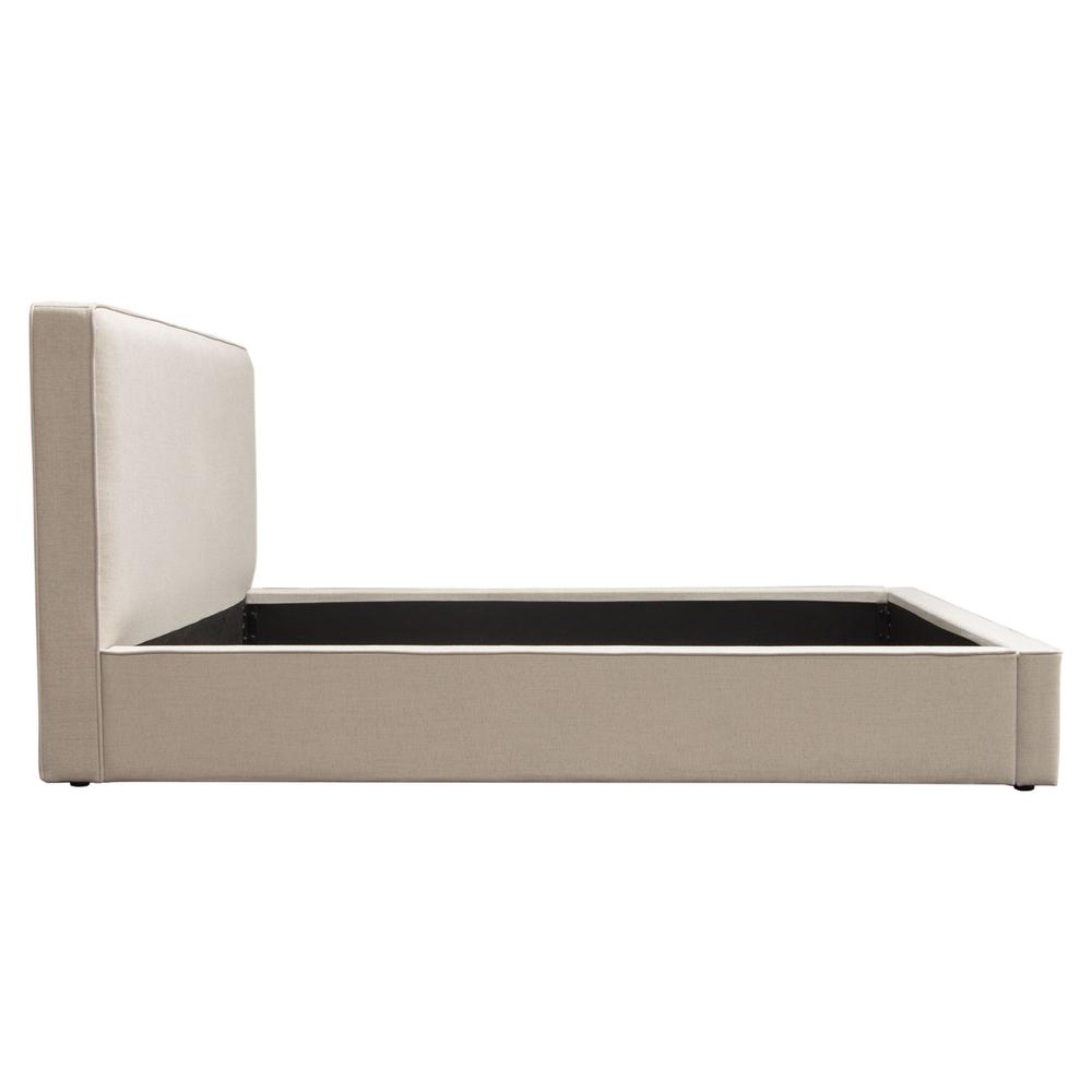 Cloud 43" Low Profile Queen Bed in Sand Fabric by Diamond Sofa. Picture 36