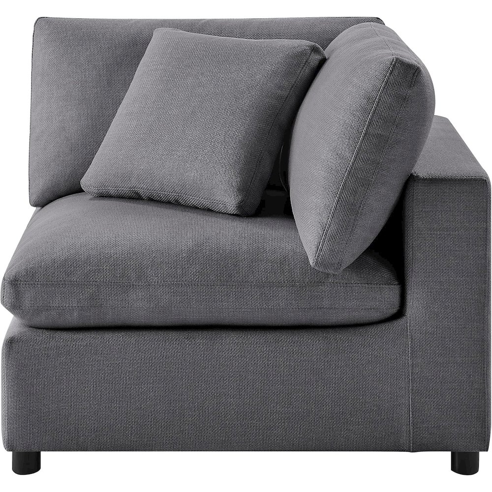 Casella Corner Wedge Chair - Charcoal. Picture 4