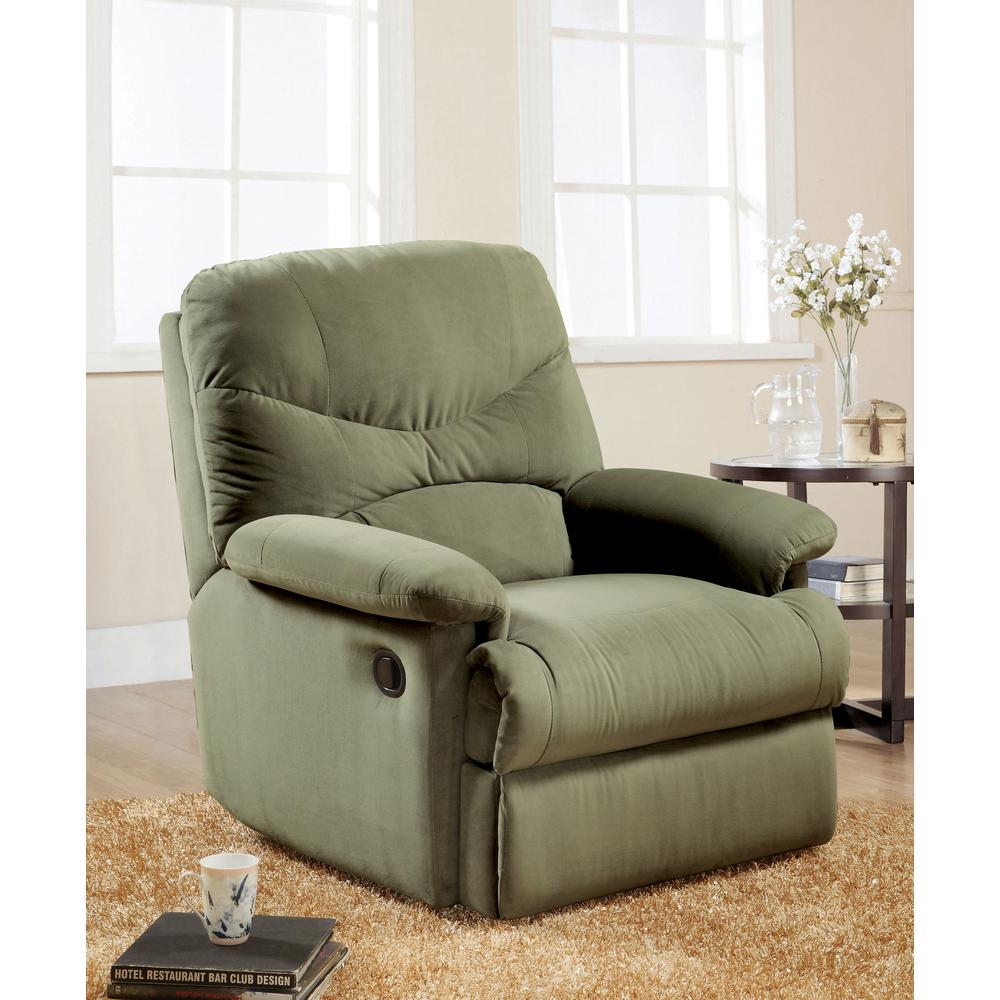 Arcadia Motion Recliner, Sage Microfiber. Picture 1