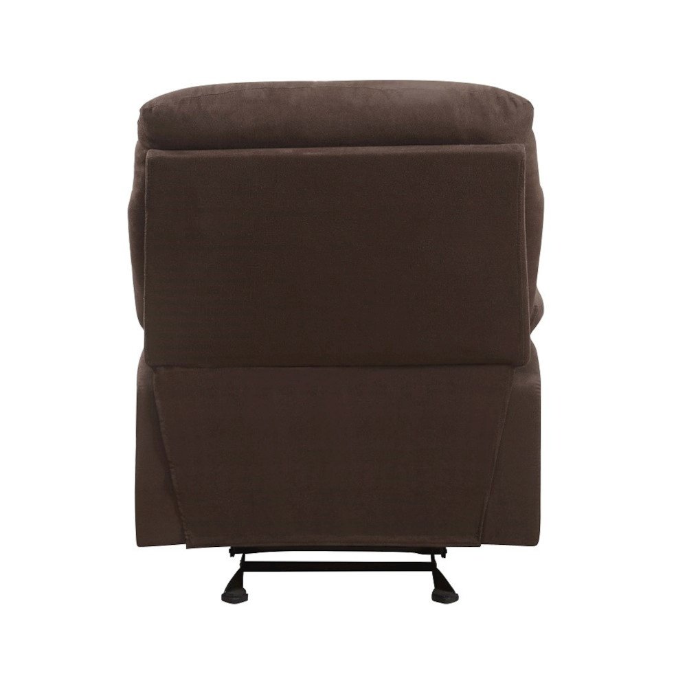 Arcadia Motion Recliner Chocolate Microfiber. Picture 5