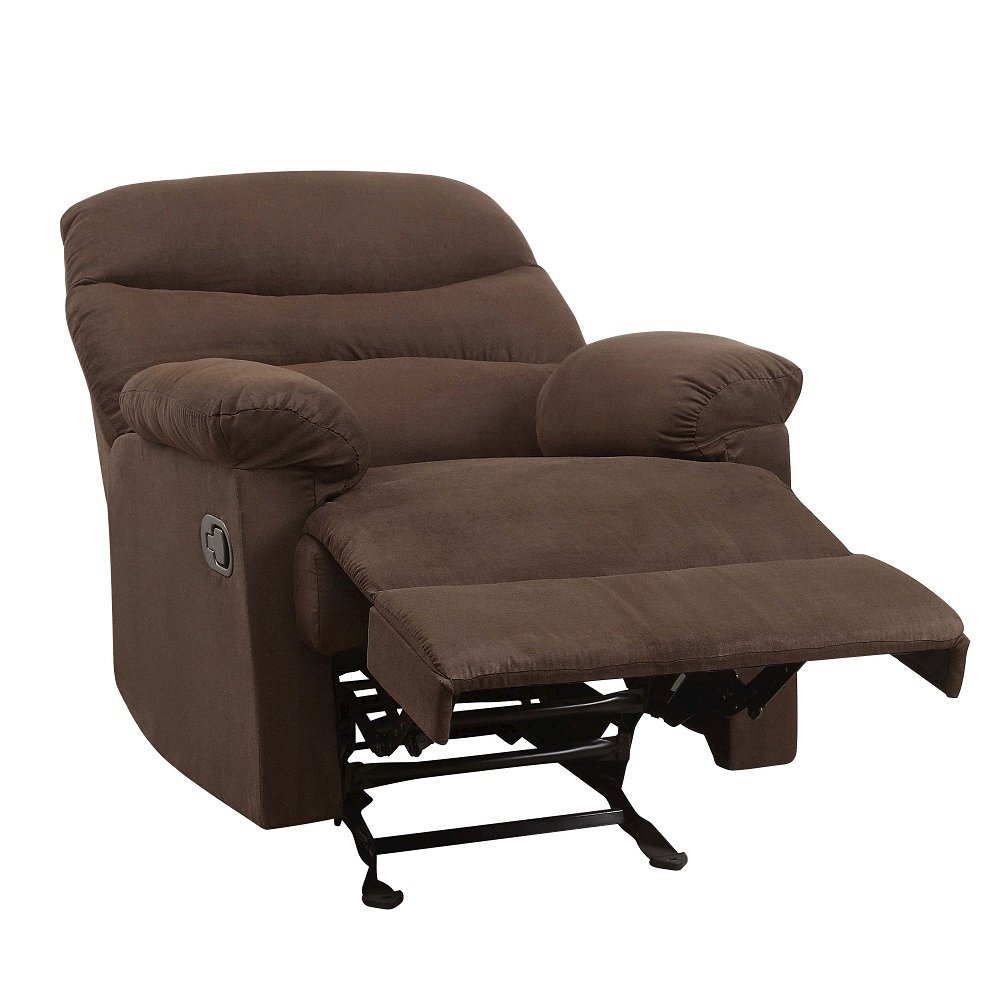 Arcadia Motion Recliner Chocolate Microfiber. Picture 6