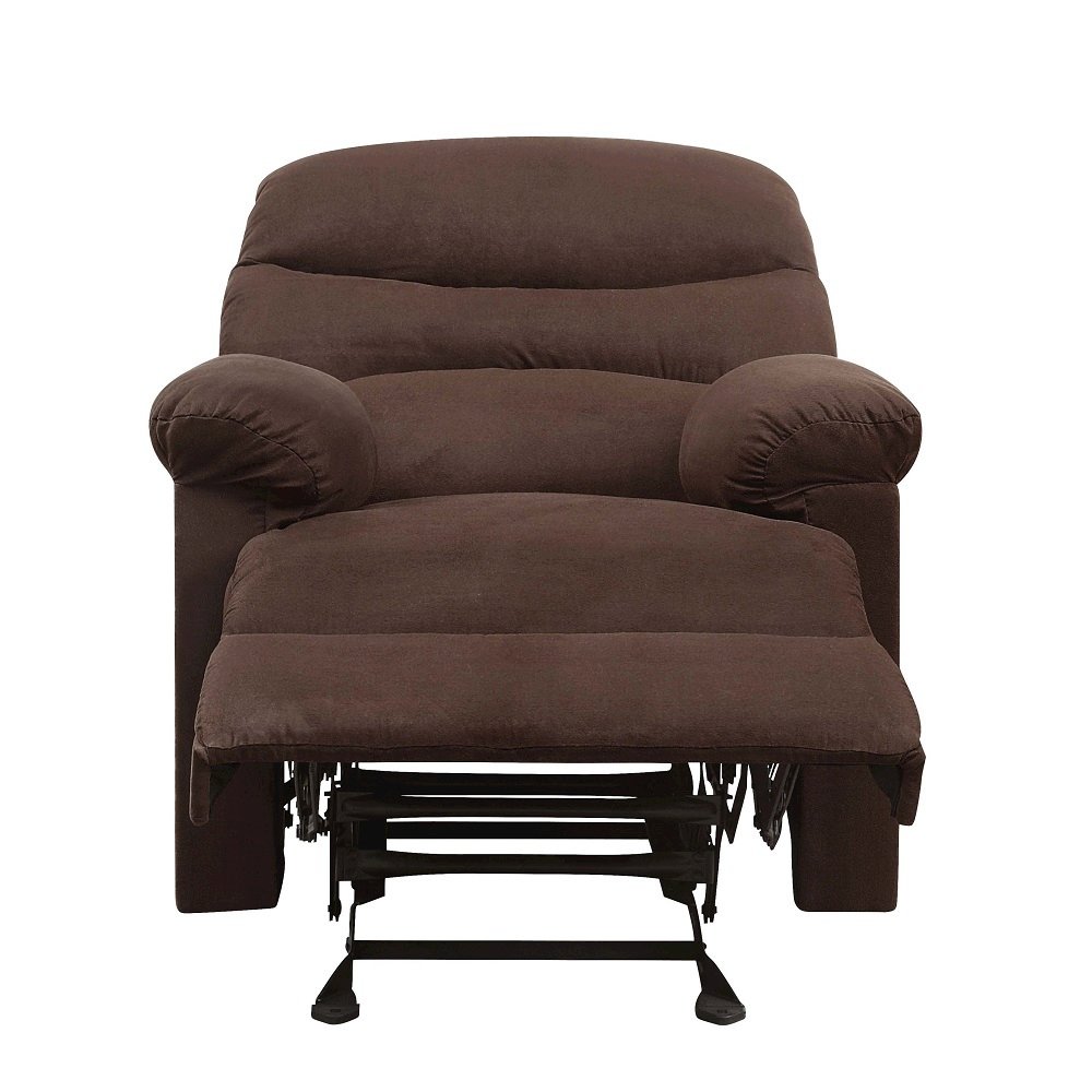 Arcadia Motion Recliner Chocolate Microfiber. Picture 7
