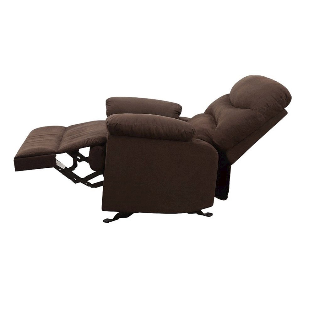 Arcadia Motion Recliner Chocolate Microfiber. Picture 8