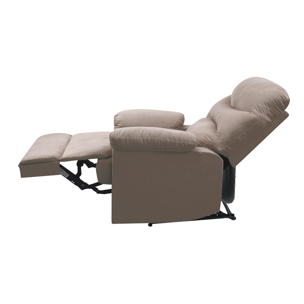 Arcadia Motion Recliner Beige Woven Fabric. Picture 17