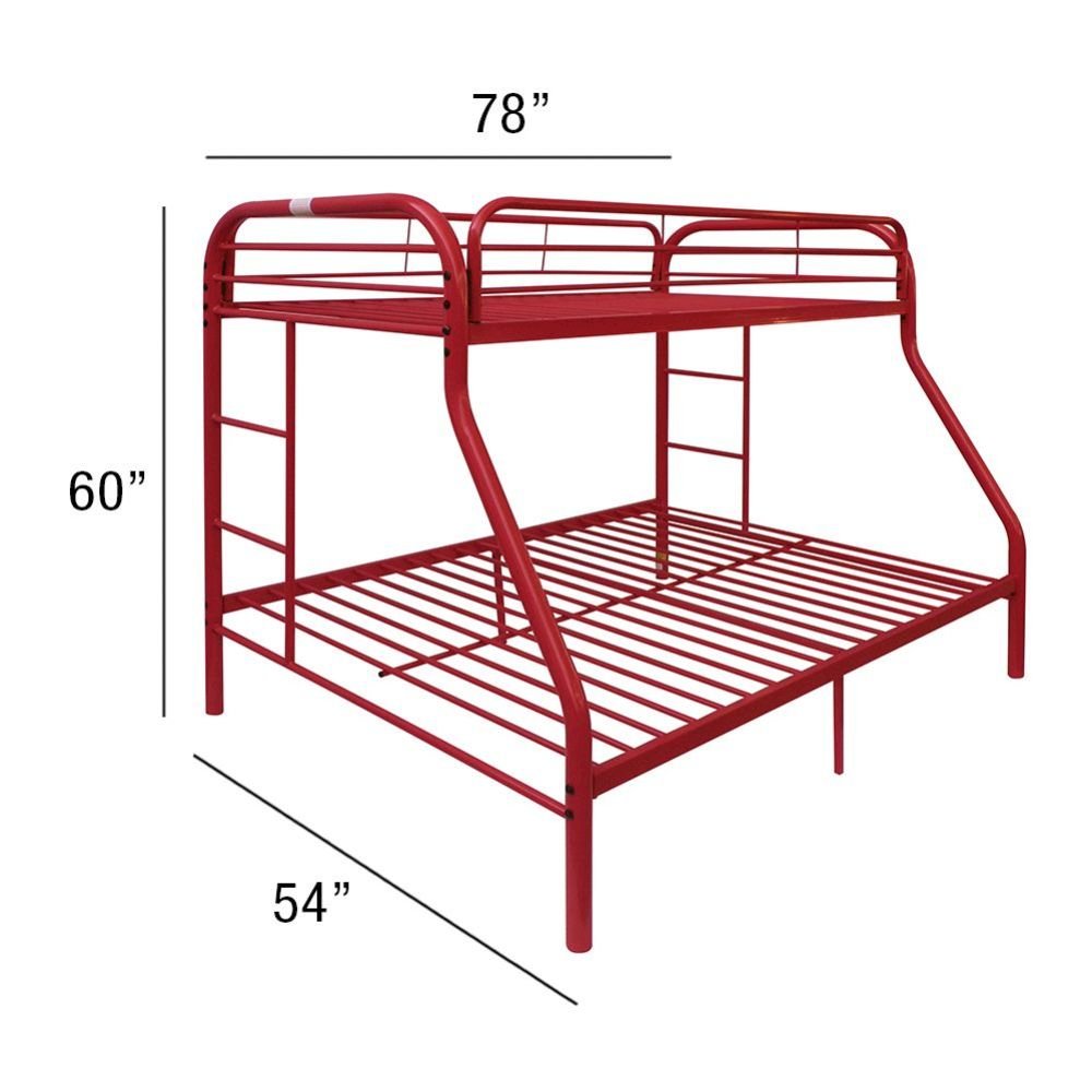 Tritan Bunk Bed (T/F) Red. Picture 5