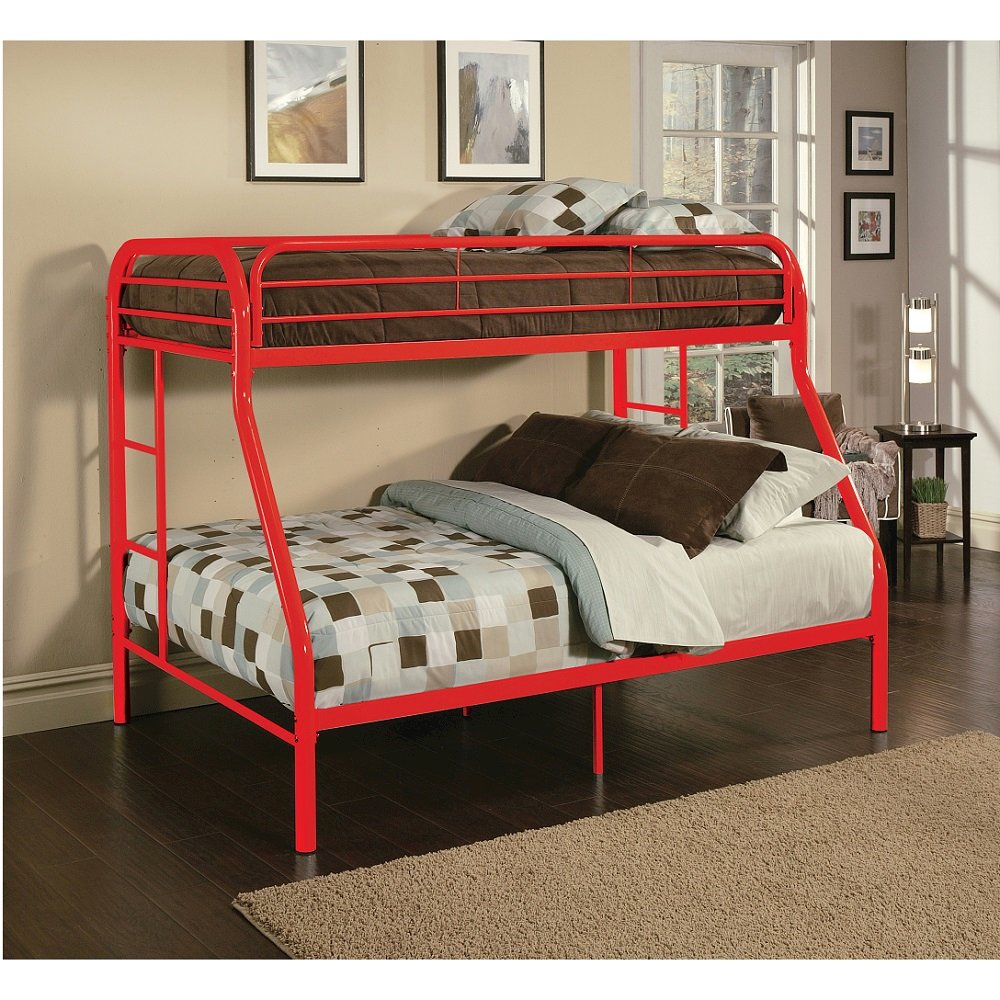 Tritan Bunk Bed (T/F) Red. Picture 1