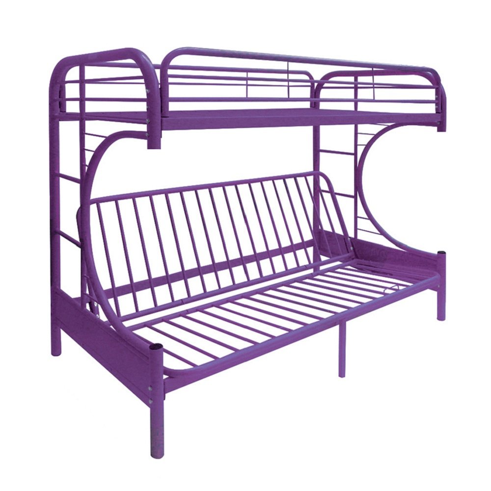 Eclipse Futon Bunk Bed (T/F) Purple. Picture 2
