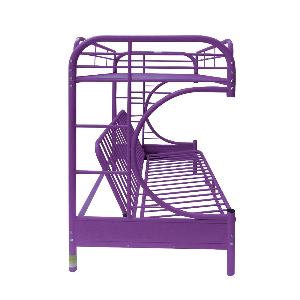 Eclipse Futon Bunk Bed (T/F) Purple. Picture 4