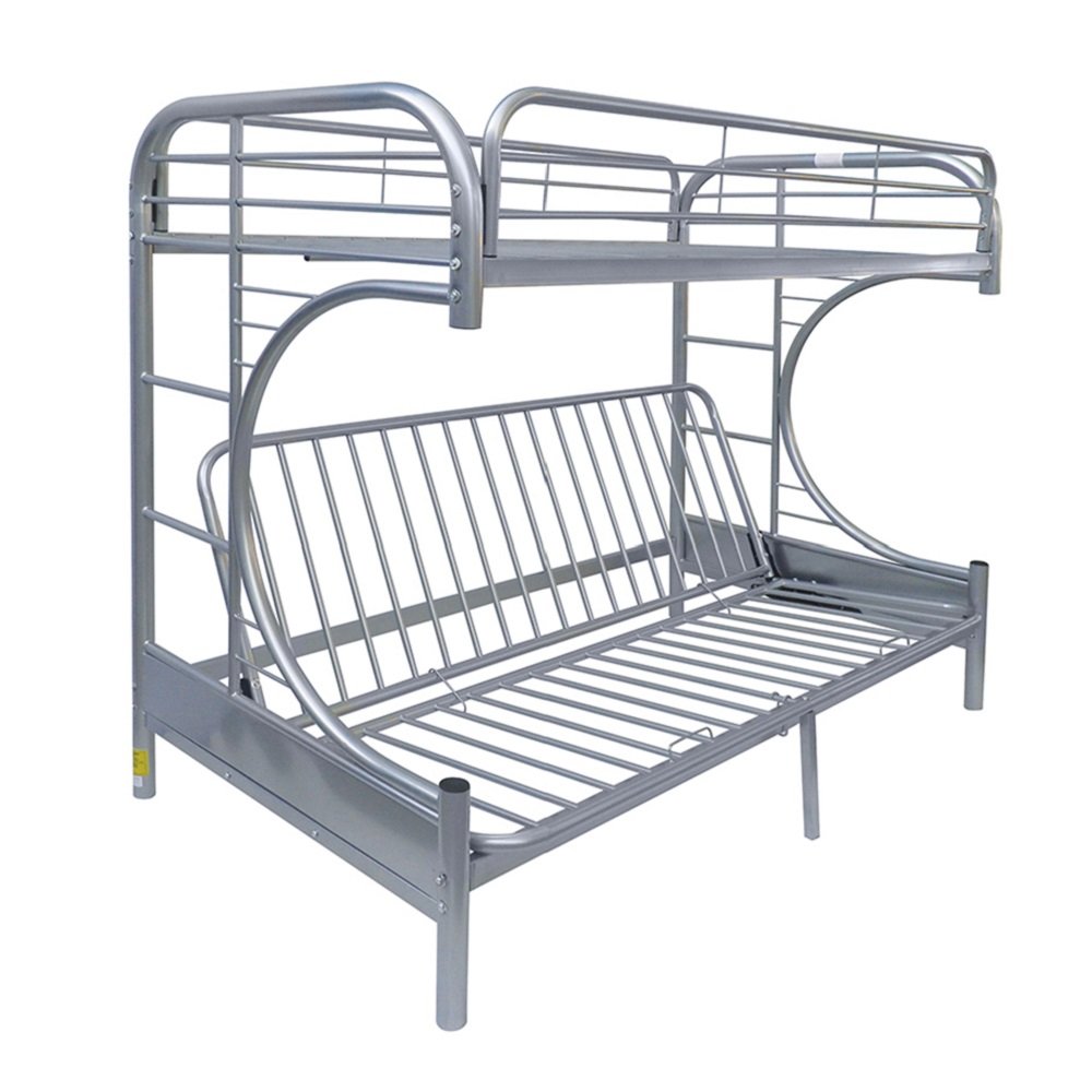 Eclipse Futon Bunk Bed (T/F) Silver. Picture 2