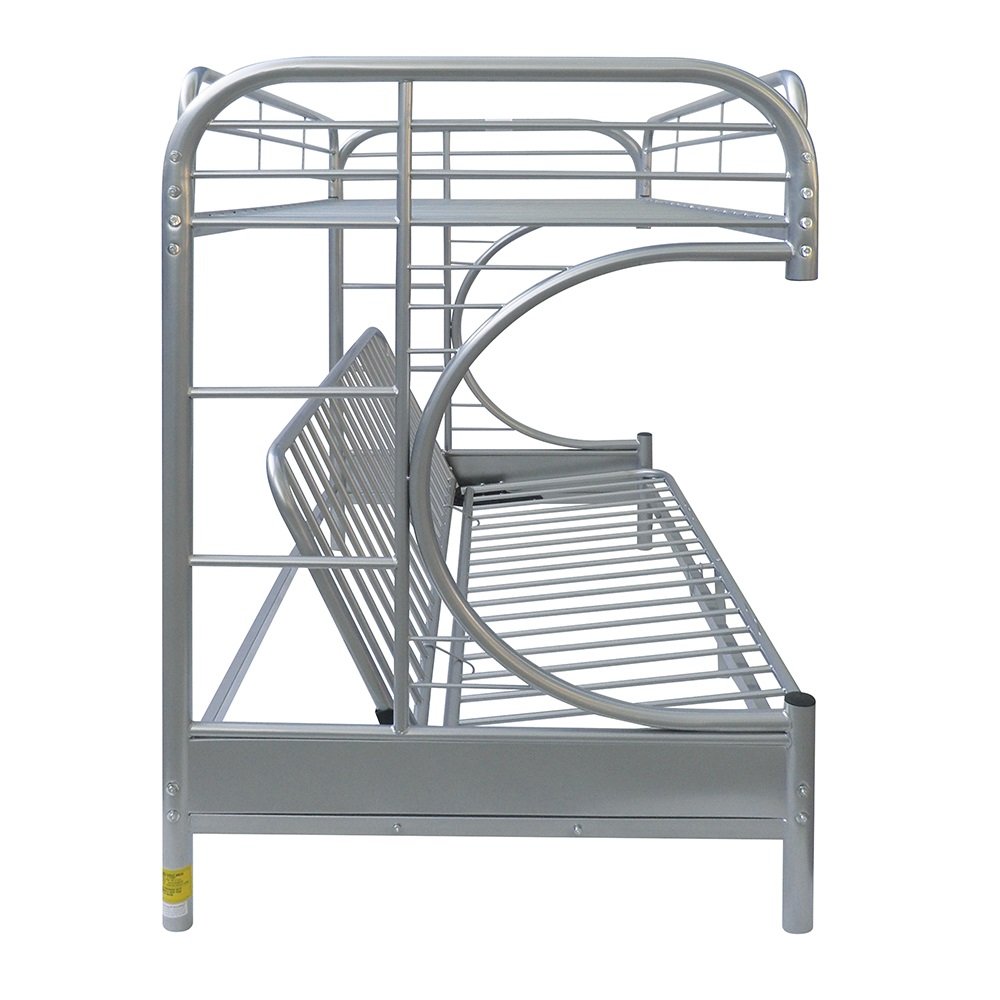 Eclipse Futon Bunk Bed (T/F) Silver. Picture 4