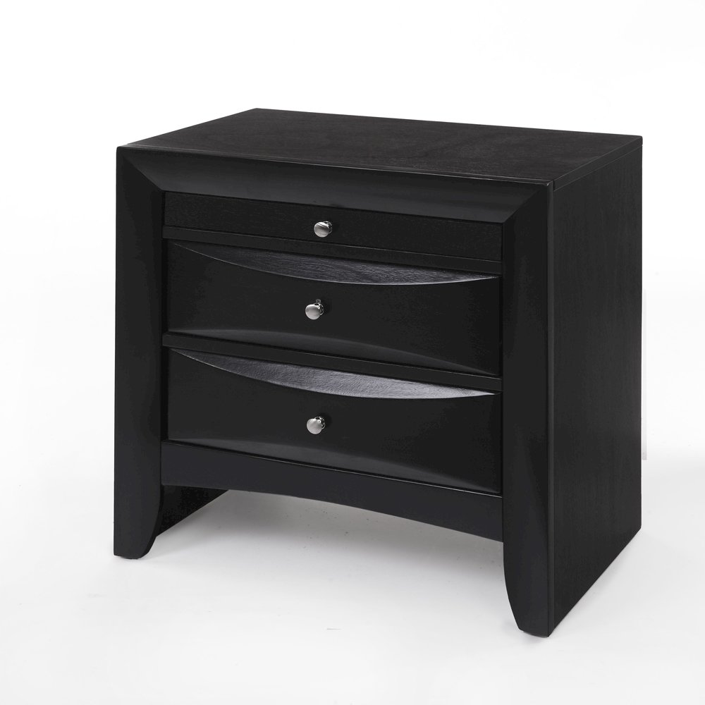 Ireland Nightstand Black. Picture 2