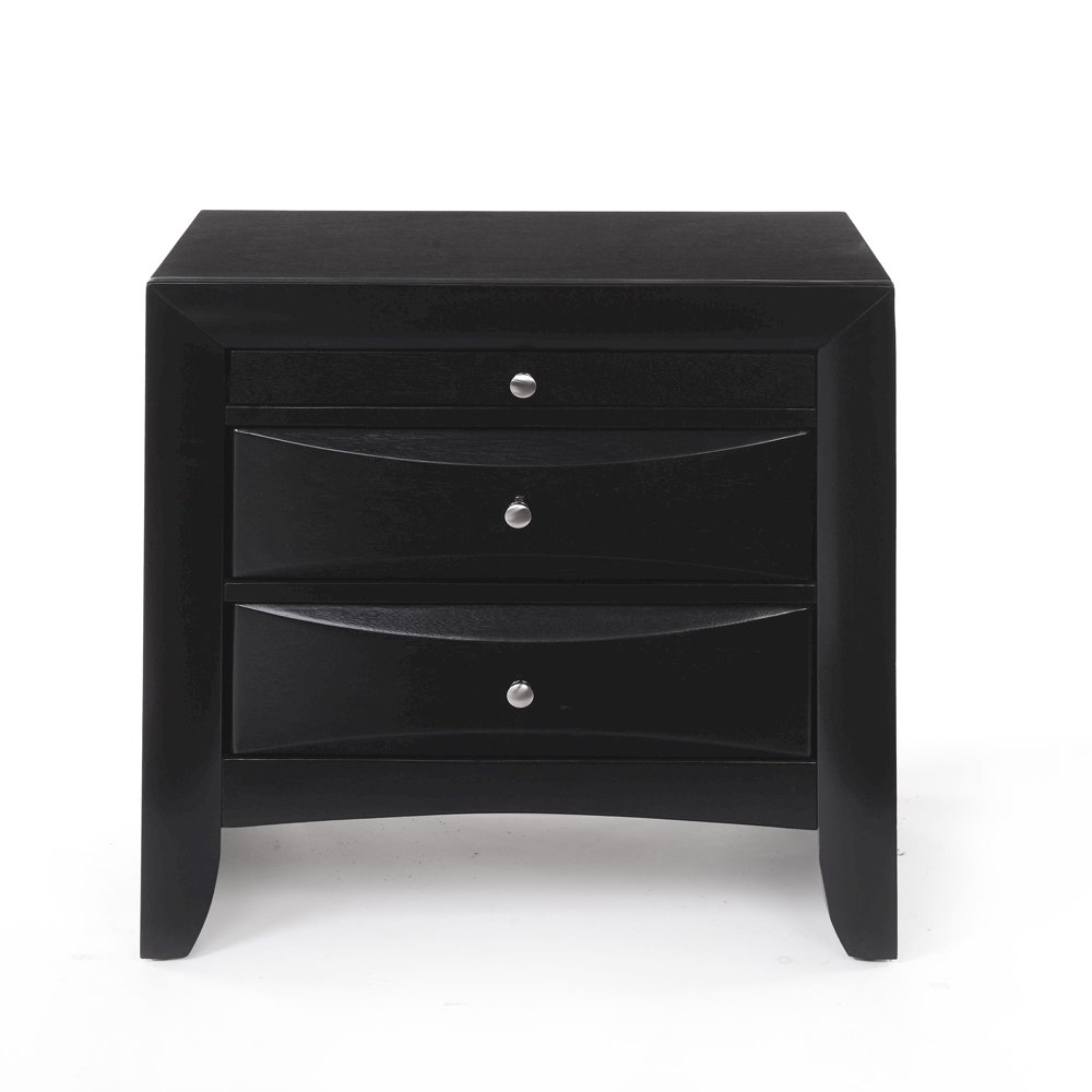 Ireland Nightstand Black. Picture 3
