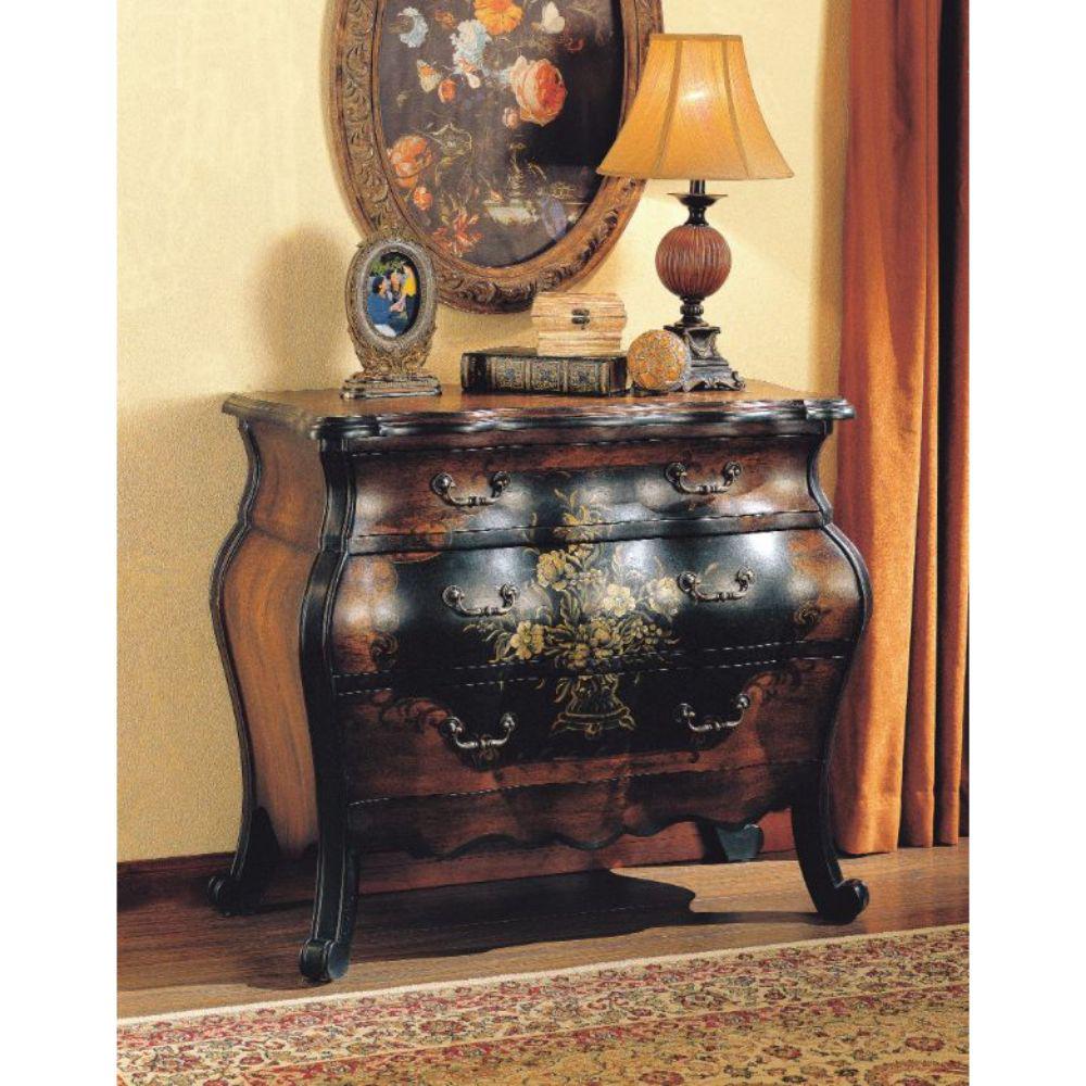 Roma Chest Oak & Antique Black. Picture 2