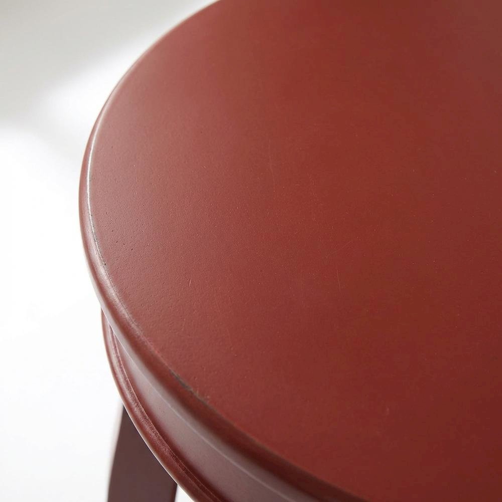 Red, Accent Side Table, Quality Build, Durable Wood Frame. Picture 6