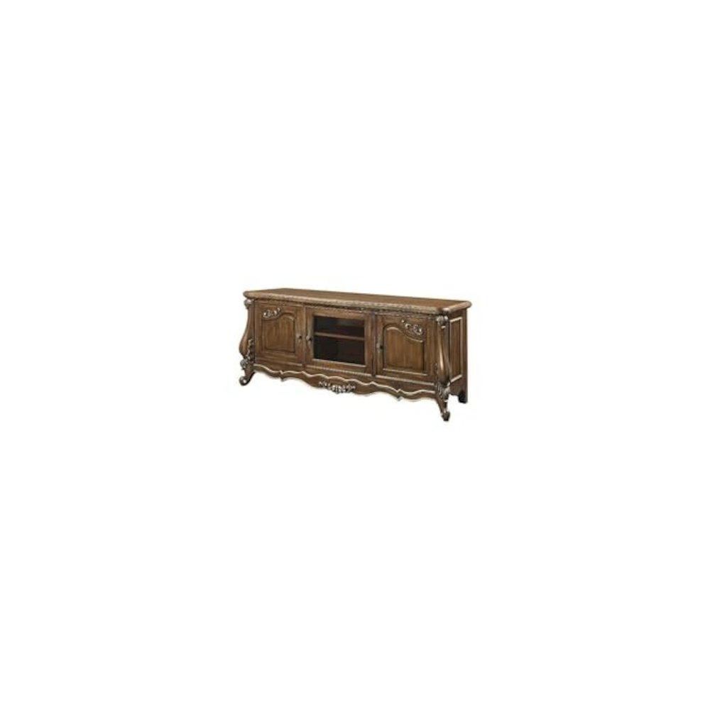 Latisha TV Stand Antique Oak. Picture 1