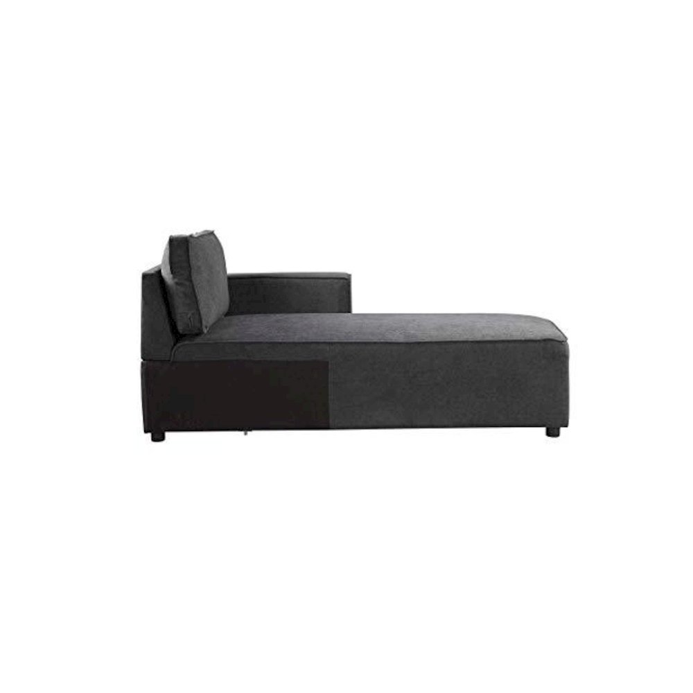 Silvester Modular - Chaise w/2 Pillows Gray Fabric. Picture 3
