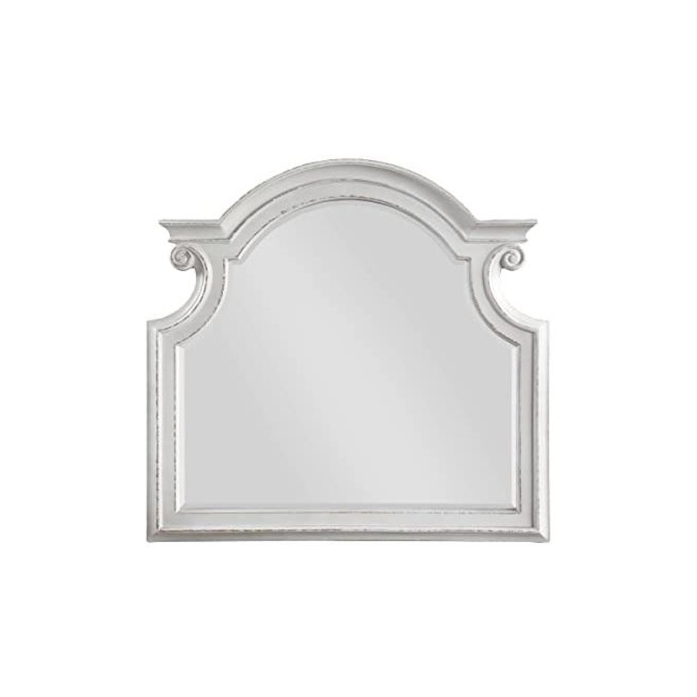 Florian Mirror Antique White. Picture 1