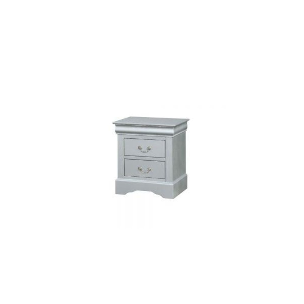 Louis Philippe Nightstand Platinum. Picture 1