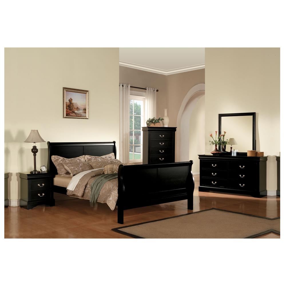 ACME Louis Philippe III Queen Bed. Picture 3