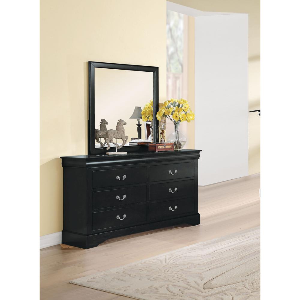 Louis Philippe III Dresser Black. Picture 1