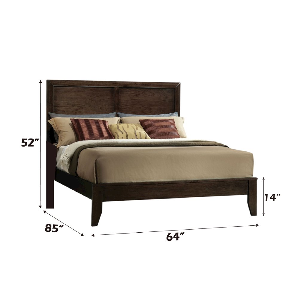 Madison Queen Bed Espresso. Picture 7