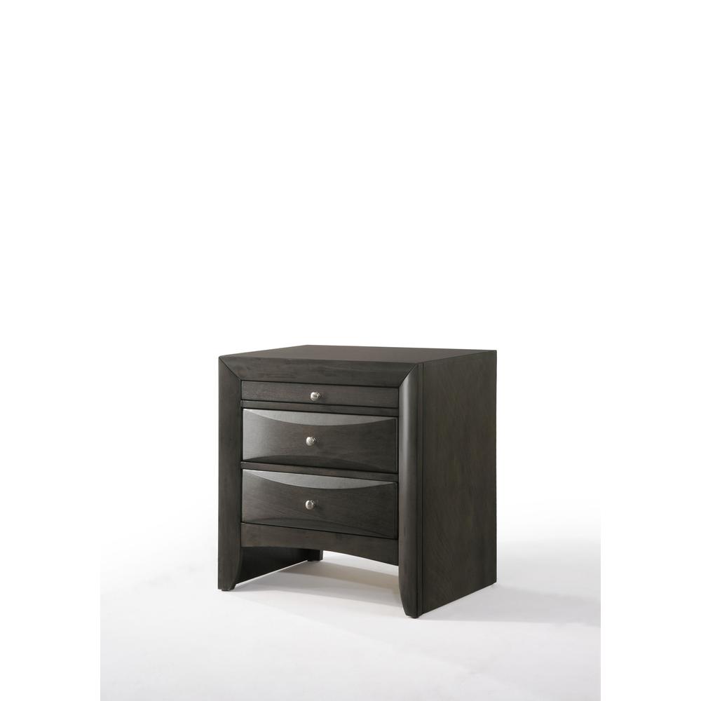 Ireland Queen Bed w/Storage, Gray Oak (1Set/4Ctn). Picture 5