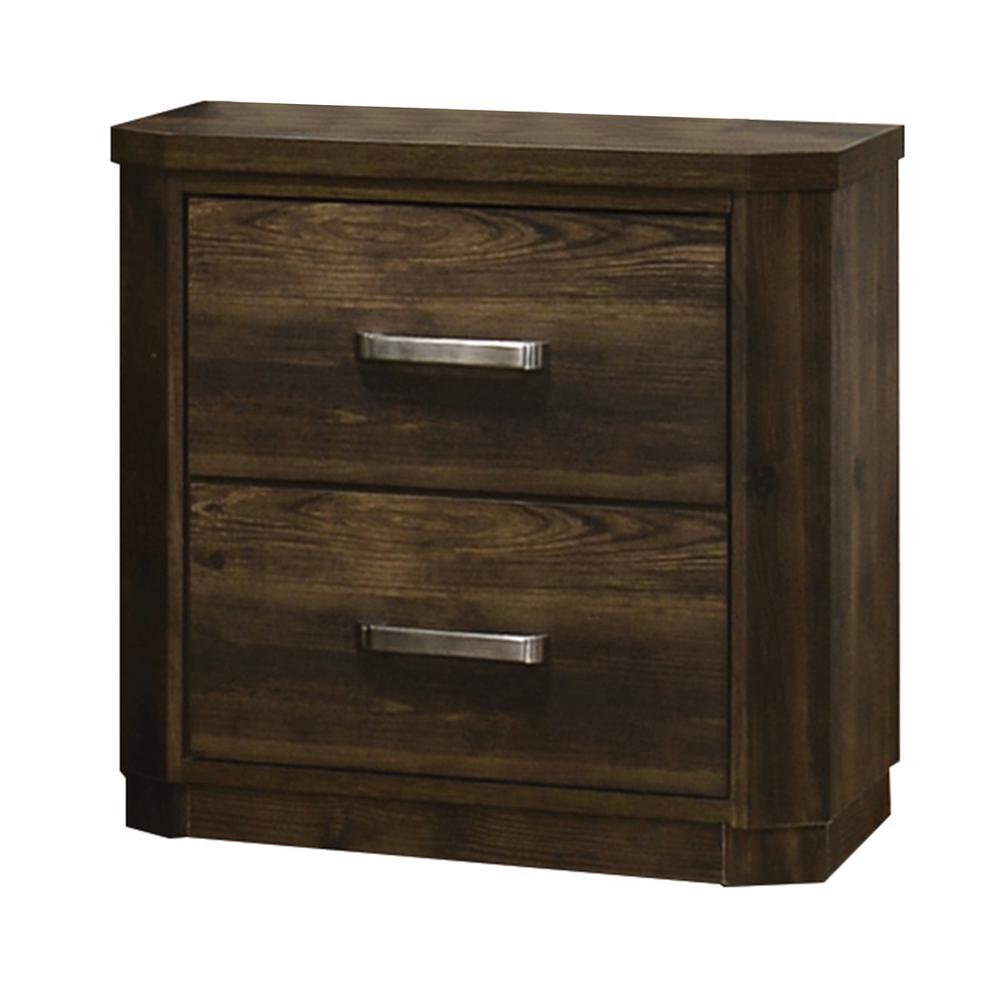 Nightstand, Rustic Walnut. Picture 4