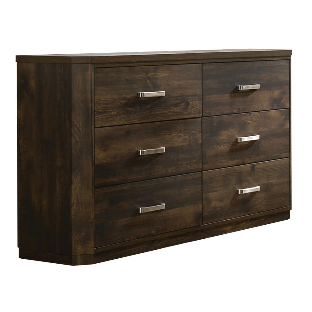 Dresser, Rustic Walnut. Picture 5