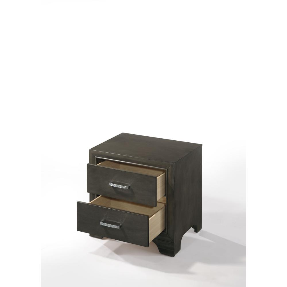 Carine Nightstand, Gray. Picture 4
