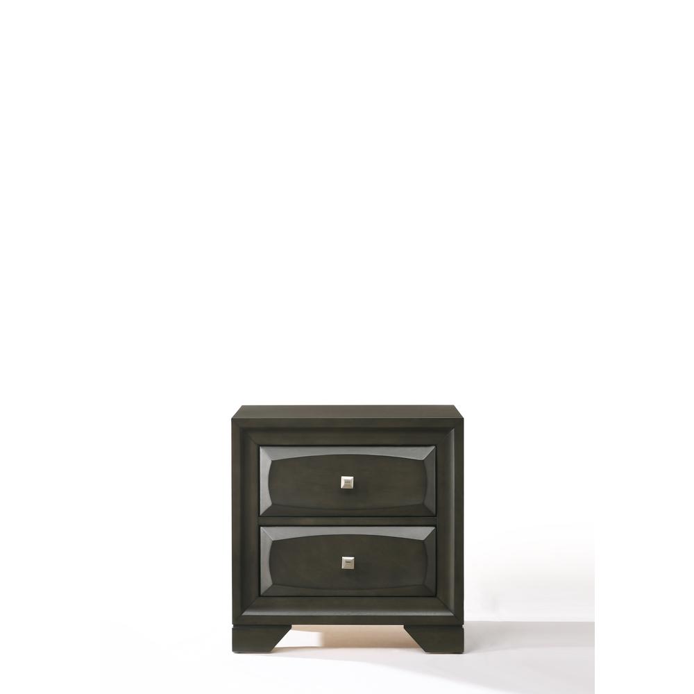 Soteris Nightstand , Antique Gray. Picture 3