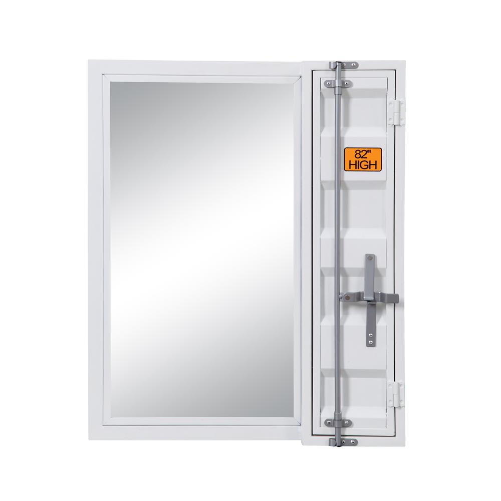 Cargo Vanity Mirror White. Picture 1