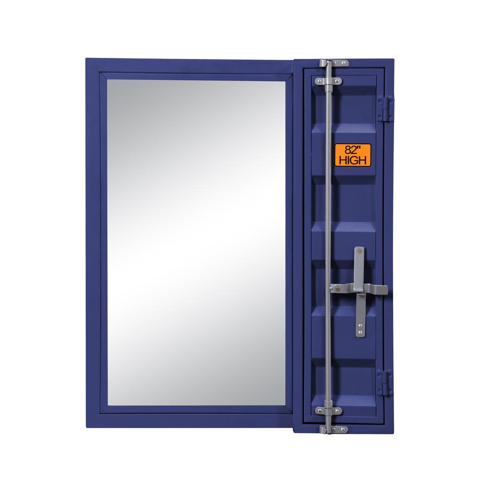 Cargo Vanity Mirror Blue. Picture 1