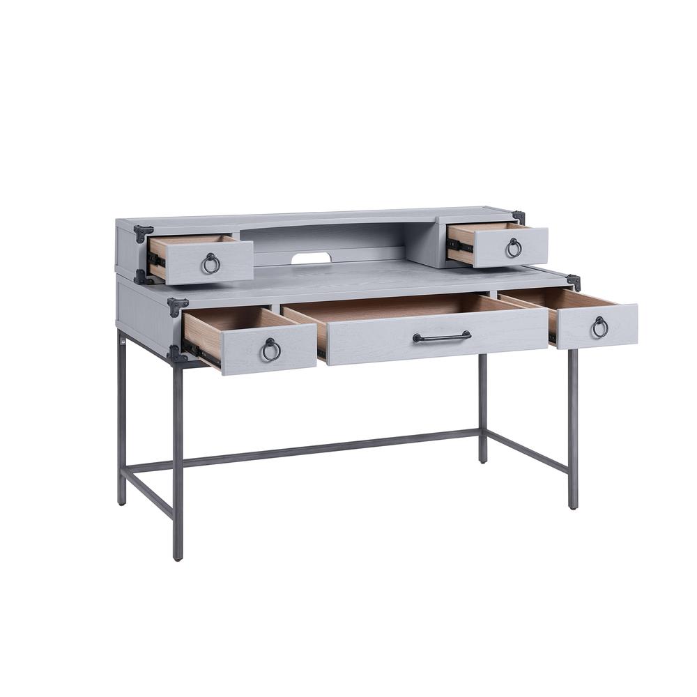 Orchest Hutch Desk, Gray (36143). Picture 2