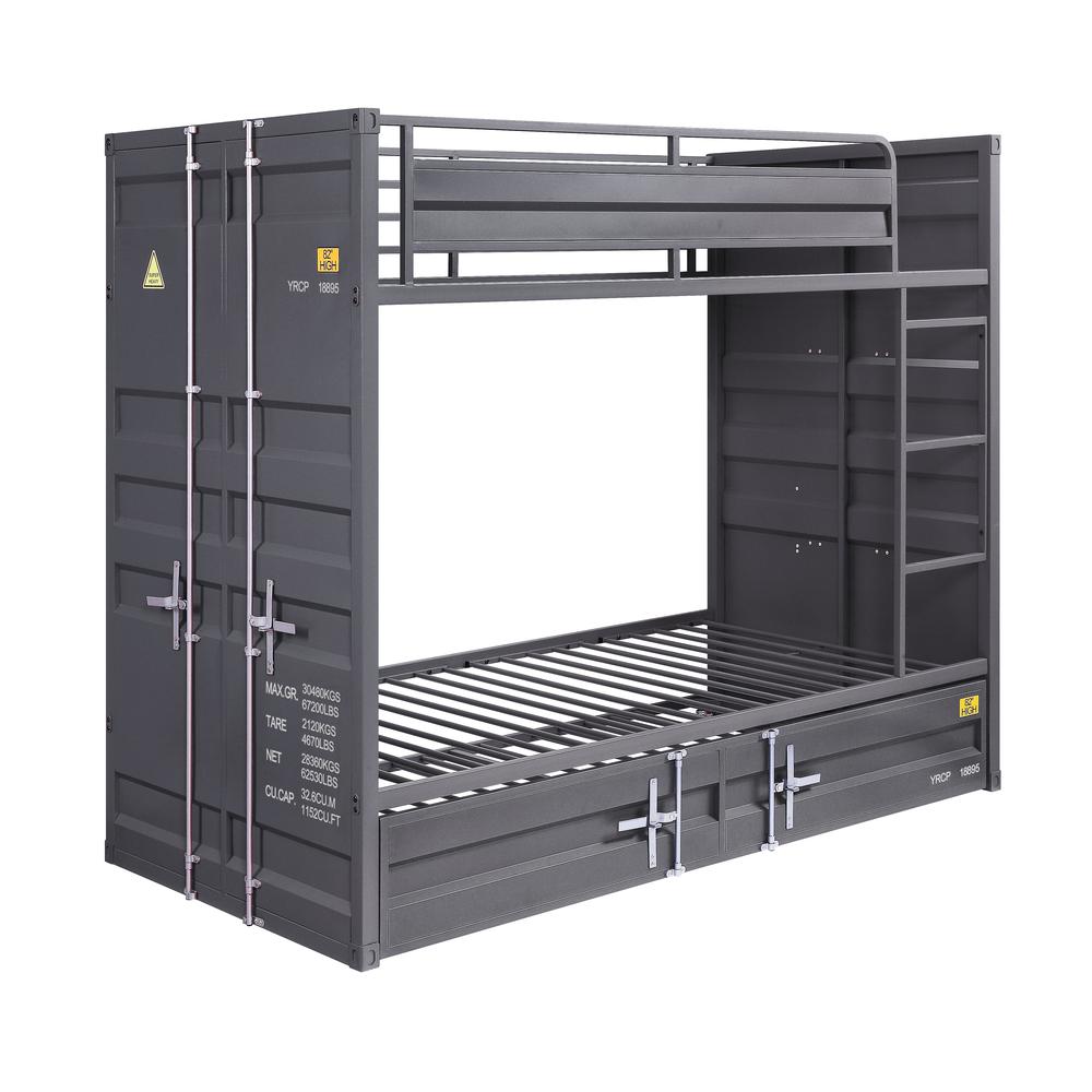 Cargo Daybed & Trundle (Twin Size), Gunmetal (1Set/1Ctn). Picture 37