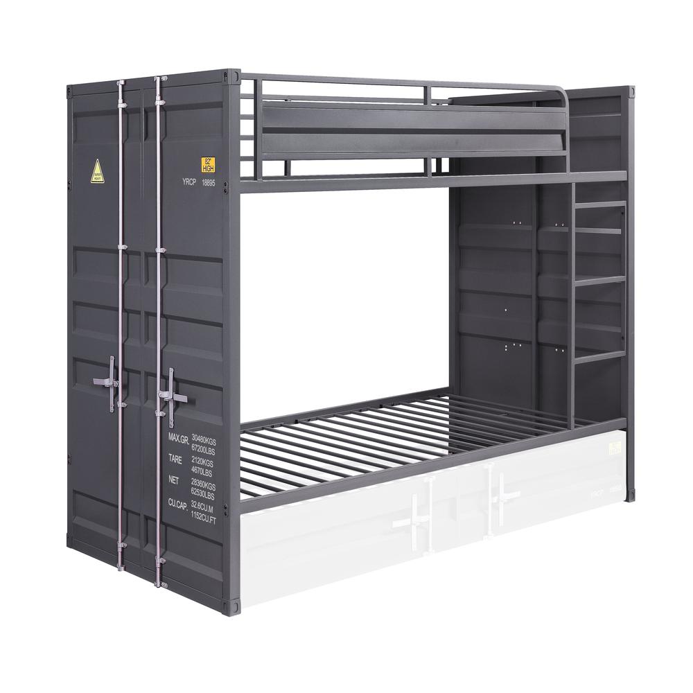 Cargo Daybed & Trundle (Twin Size), Gunmetal (1Set/1Ctn). Picture 40