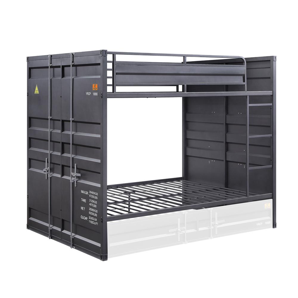 Cargo Daybed & Trundle (Twin Size), Gunmetal (1Set/1Ctn). Picture 48