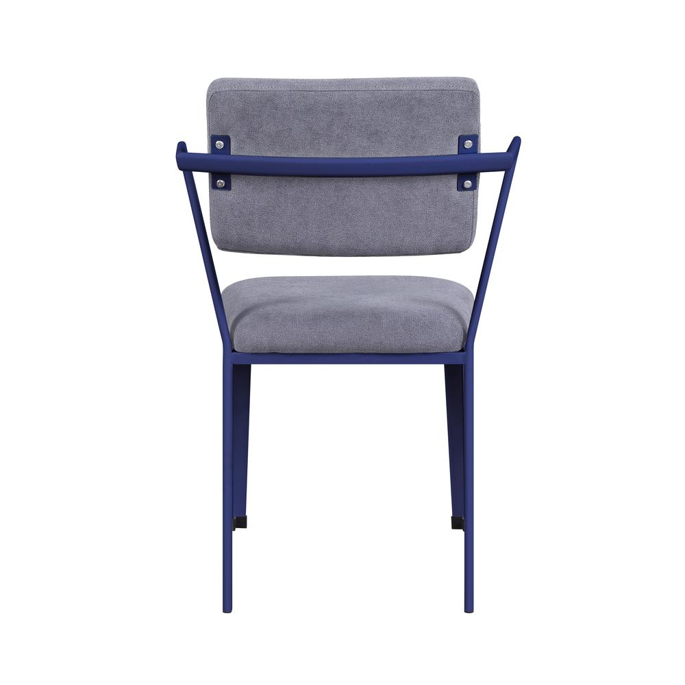 Cargo Office Chair Gray Fabric & Blue. Picture 1