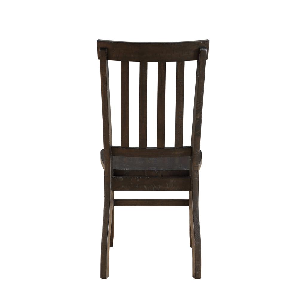 Maisha Side Chair (Set-2) Rustic Walnut. Picture 2