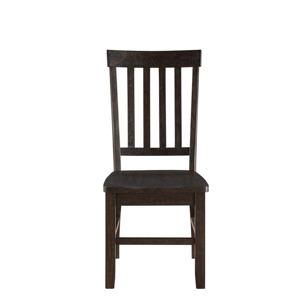 Maisha Side Chair (Set-2) Rustic Walnut. Picture 3