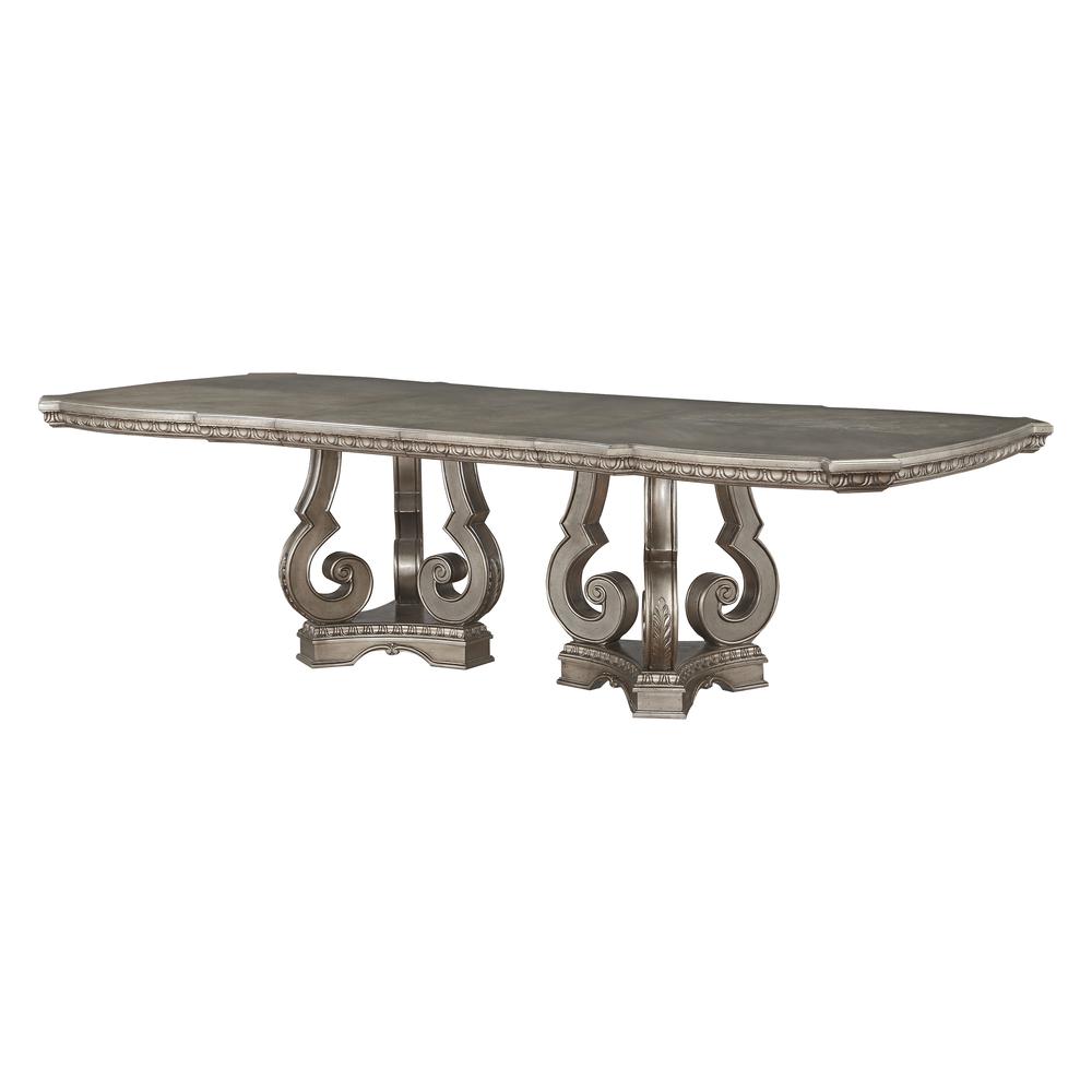 Northville Dining Table Antique Silver. Picture 1